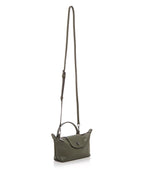 Le Pliage Xtra XS Leather Mini Crossbody Pouch - Fir