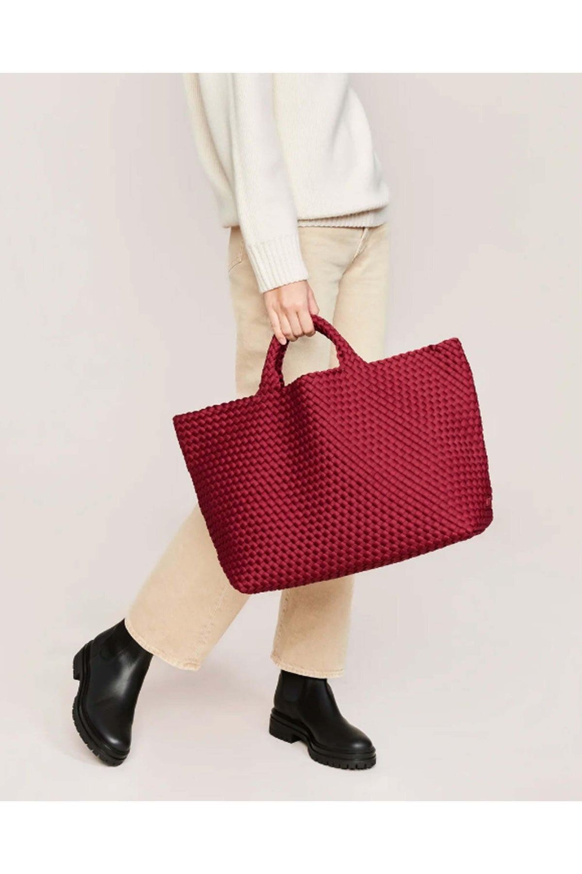 St. Barths Large Tote - Rosewood
