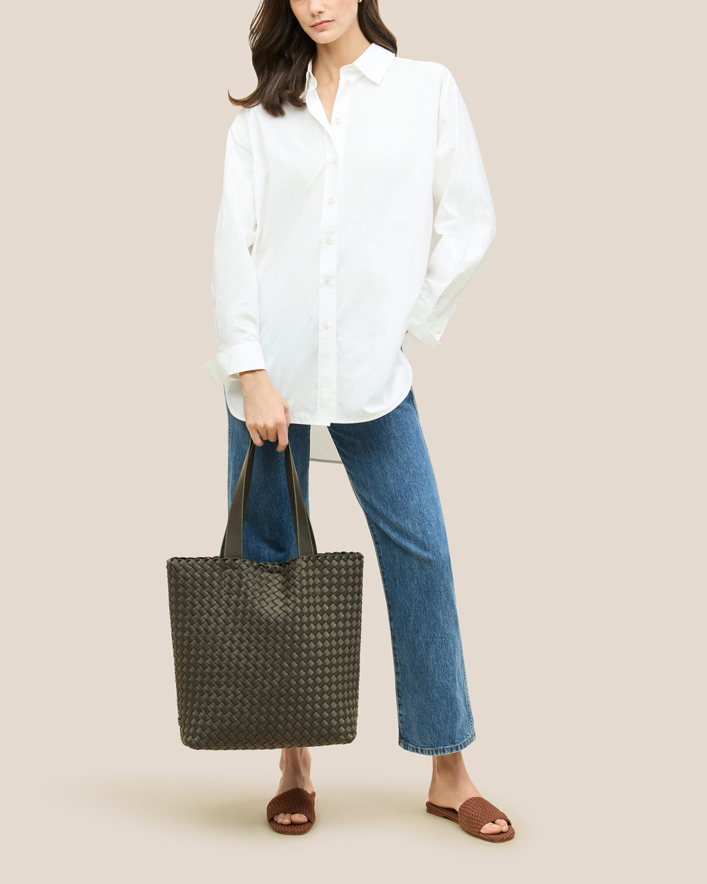 Como Shopper Tote - Olive