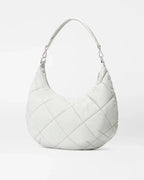 Quilted Madison Shoulder Bag - Frost
