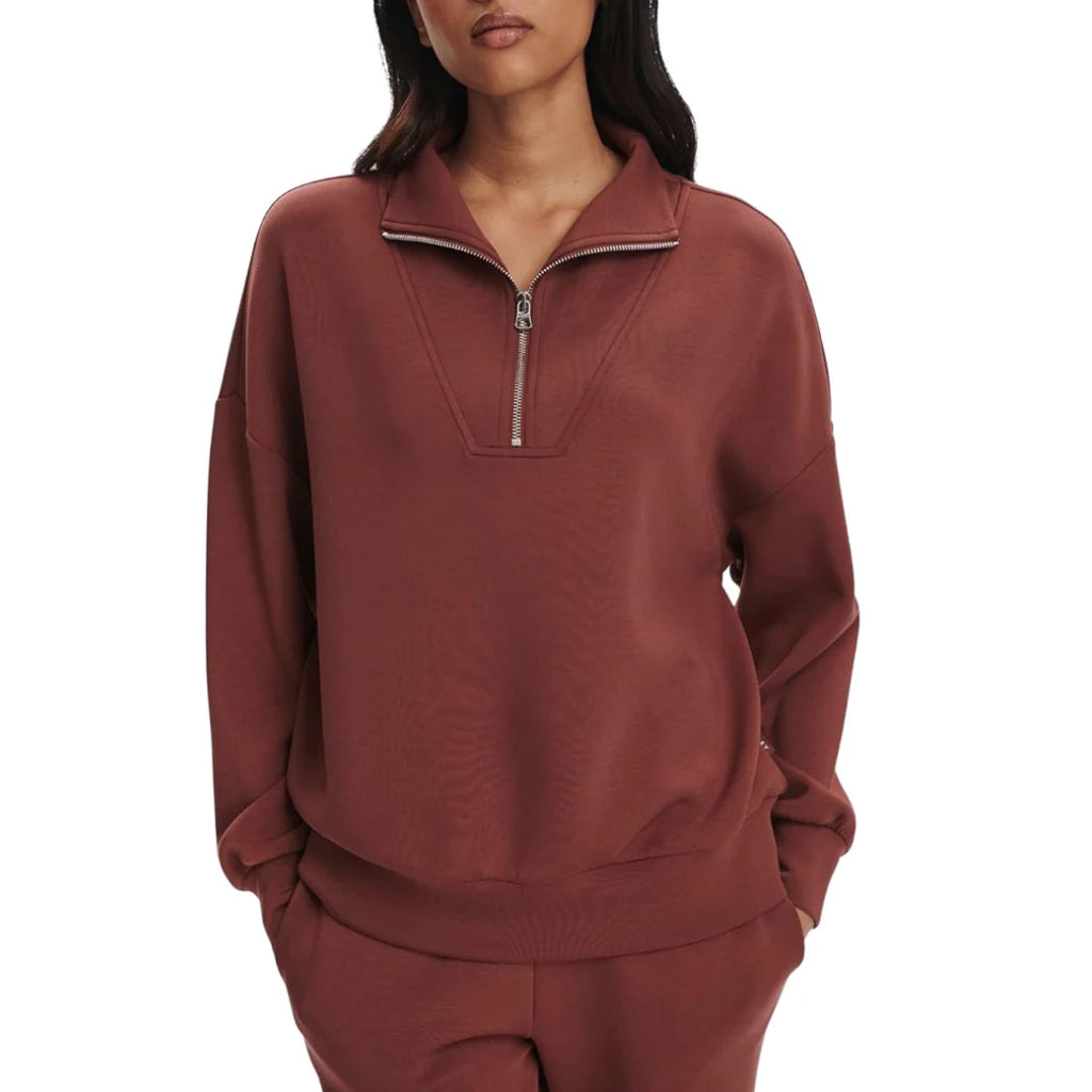 Hawley Half-Zip Sweatshirt - Cinnamon
