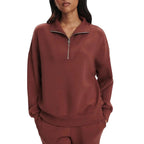 Hawley Half-Zip Sweatshirt - Cinnamon
